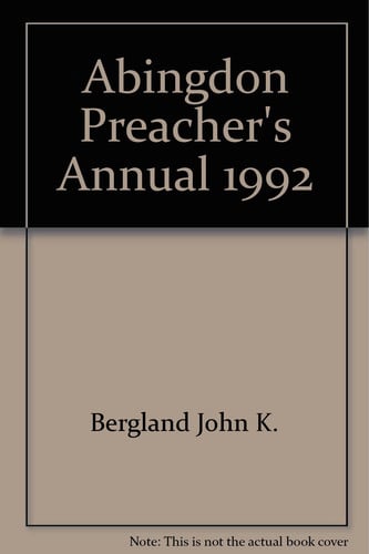 Abingdon Preaching Annual 1992