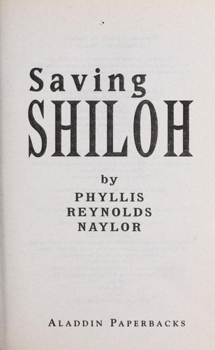 Saving Shiloh (The Shiloh Quartet)