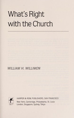 What's Right With the Church