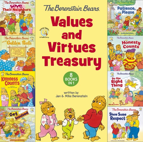 The Berenstain Bears Values and Virtues Treasury 8 Books In 1