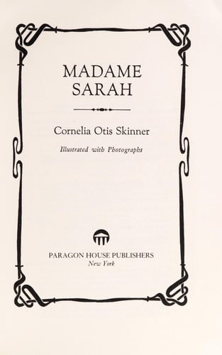 Madame Sarah