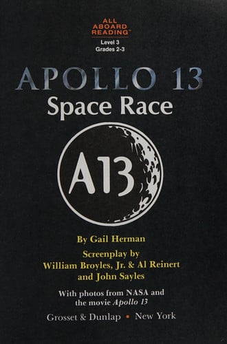 Apollo 13 Space Race (All Aboard Reading Book, Level 3)