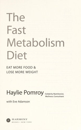 The Fast Metabolism Diet