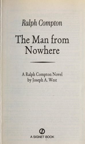 The Man From Nowhere (A Ralph Compton Novel)