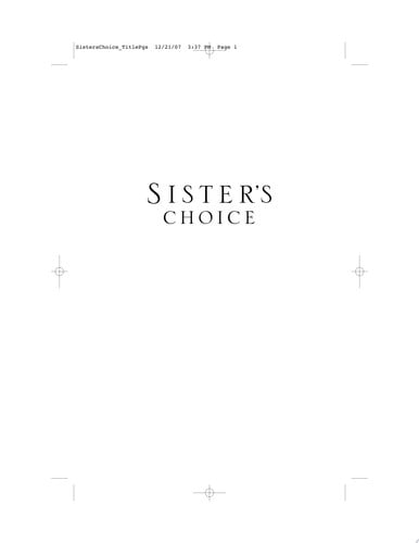 Sister's Choice (Patchwork Circle Series, Book 2)
