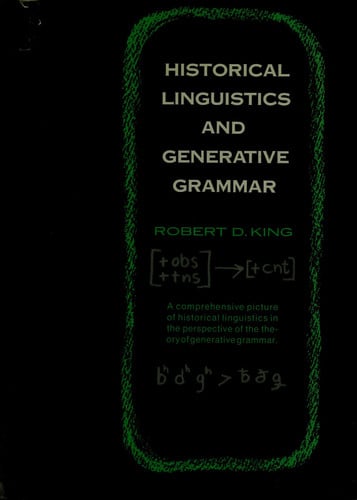 Historical linguistics and generative grammar