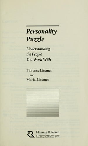Personality Puzzle: Understanding the People You Work With