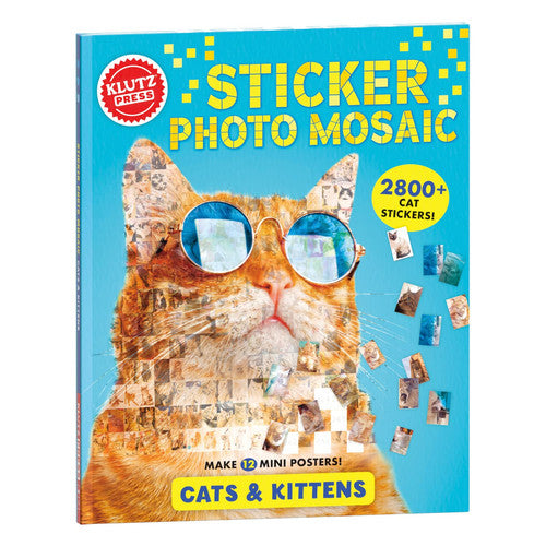 Sticker Photo Mosaic: Cats and Kittens