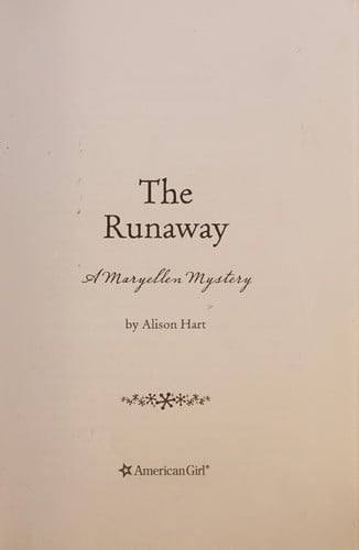 The Runaway A Maryellen Mystery