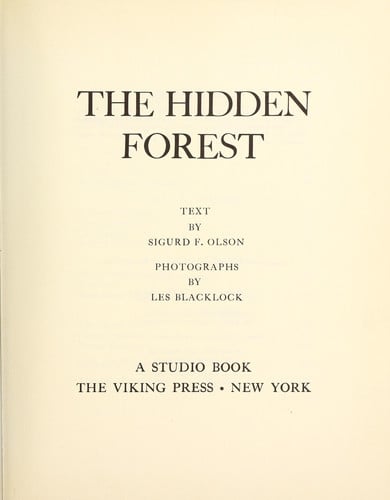 The Hidden Forest