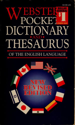 Webster's Pocket Dictionary and Thesaurus