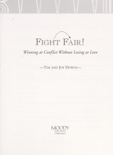 Fight Fair!