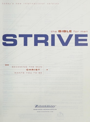 Strive The Bible For Men