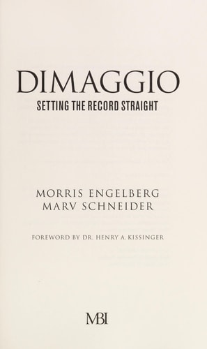 DiMaggio Setting the Record Straight