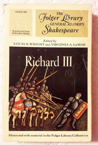 RICHARD III : FOLGER SHAKESPEARE LIBRARY / BARBARA A MO