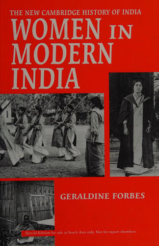 Cambridge University Press The New Cambridge History Of Indian Women In Modern Indian