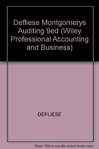 Montgomery's Auditing