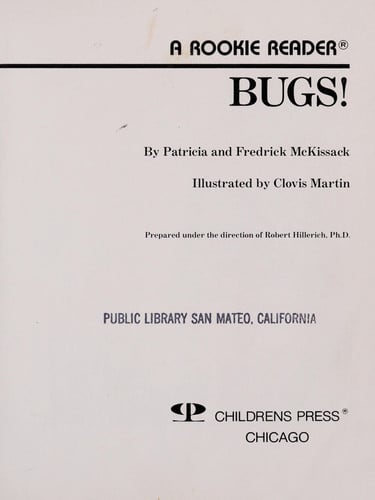 Bugs! (Rookie Readers)
