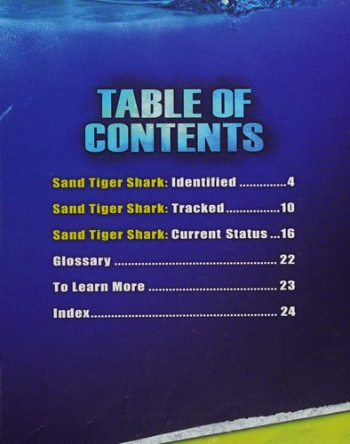 The Sand Tiger Shark (Shark Fact Files)