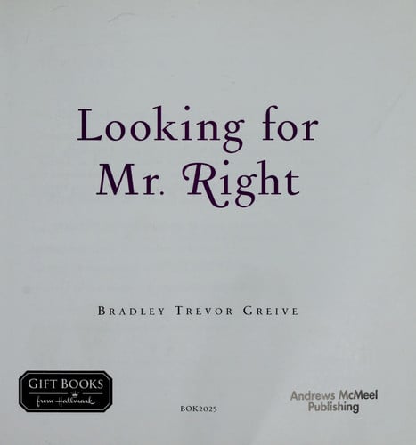 Looking For Mr. Right