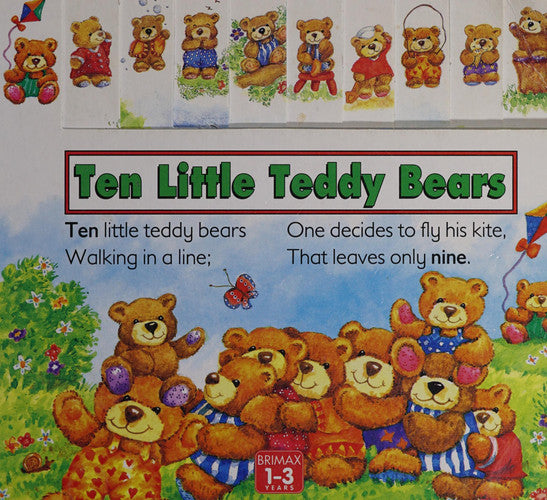 Ten Little Teddy Bears (Board Counting Books Series)