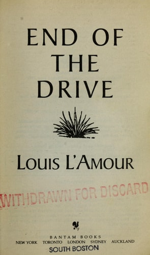 End of the Drive: A Novel (Sacketts)