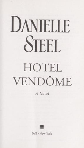 Hotel Vendome: A Novel