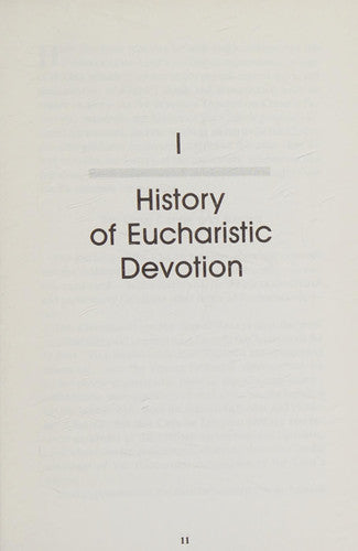 Eucharistic Devotion: New Meanings for a Timeless Tradition