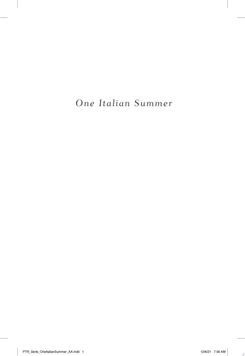 One Italian Summer A Novel