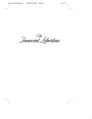 The Innocent Libertine (Heirs of Acadia #2)