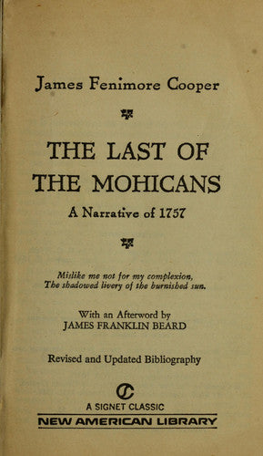 The Last of the Mohicans