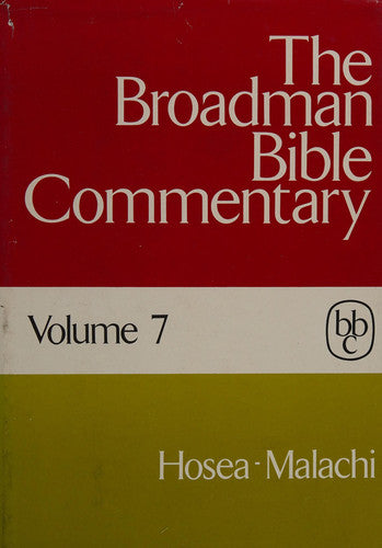 The Broadman Bible Commentary, Volume 7