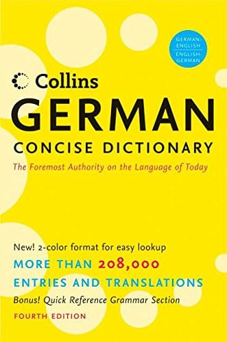 Collins German Concise Dictionary, 4e (HarperCollins Concise Dictionaries) (English and German Edition)