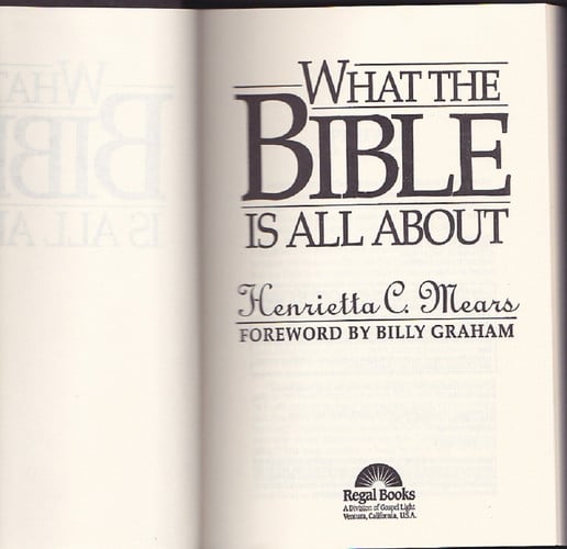 What the Bible Is All About