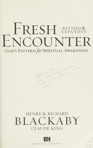 Fresh Encounter: God's Plan for Your Spiritual Awakening
