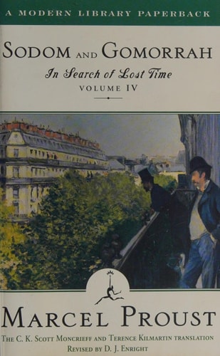 In Search of Lost Time Volume IV Sodom and Gomorrah