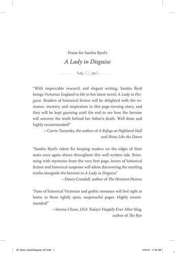 A Lady in Disguise: A Novel (The Daughters of Hampshire)