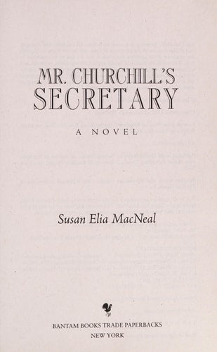 Mr. Churchill's Secretary A Maggie Hope Mystery