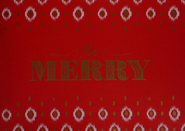 Be Merry — A book to celebrate the beauty of the holidays.