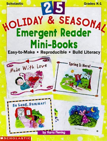 25 Holiday & Seasonal Emergent Reader Mini-Books (Grades K-1)