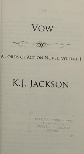 Vow: A Lords of Action Novel