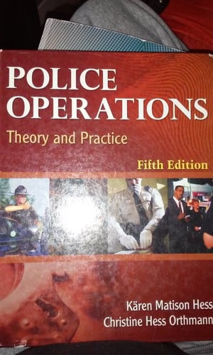 Police Operations: Theory and Practice