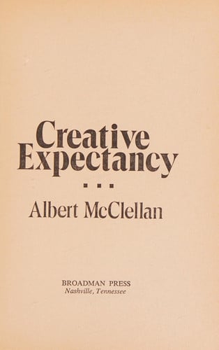 Creative expectancy