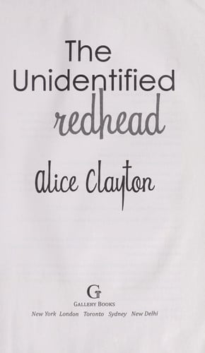 The Unidentified Redhead (The Redhead Series)