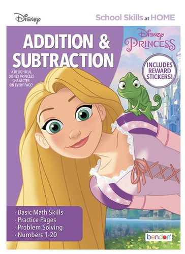 D Princess Workbook with Stickers