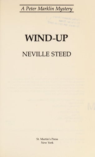 Wind-Up: A Peter Marklin Mystery