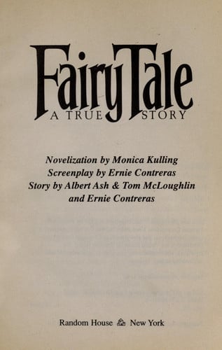 Fairy Tale: A True Story Movie Novelization