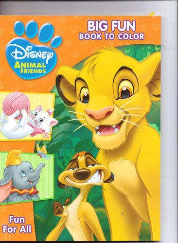 Disney Animal Friends: Playful Pals (Giant Book to Color)