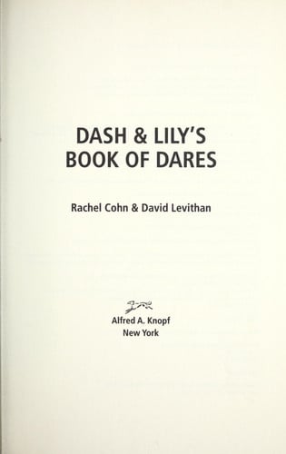 Dash & Lily's Book of Dares