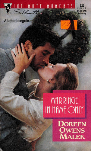 Marriage In Name Only (Silhouette Intimate Moments)